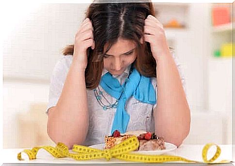 restrictive diets - depressed woman