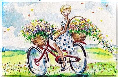 Flower bike