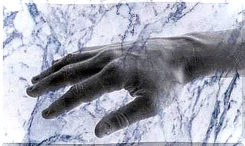 Marble hand