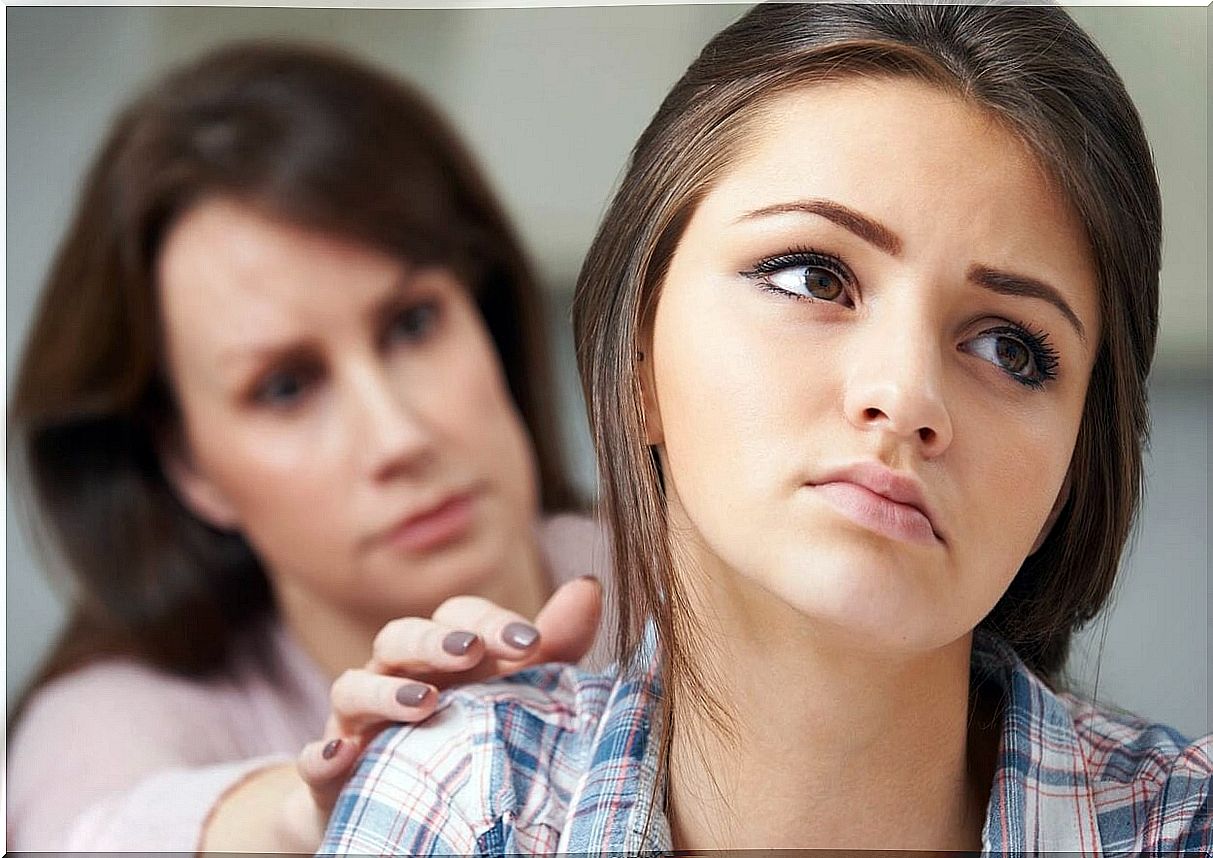 Mother teenage daughter is narcissist